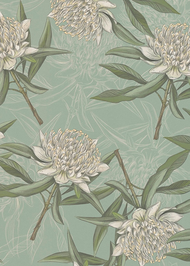 Berthe Vert Clair Blanc 